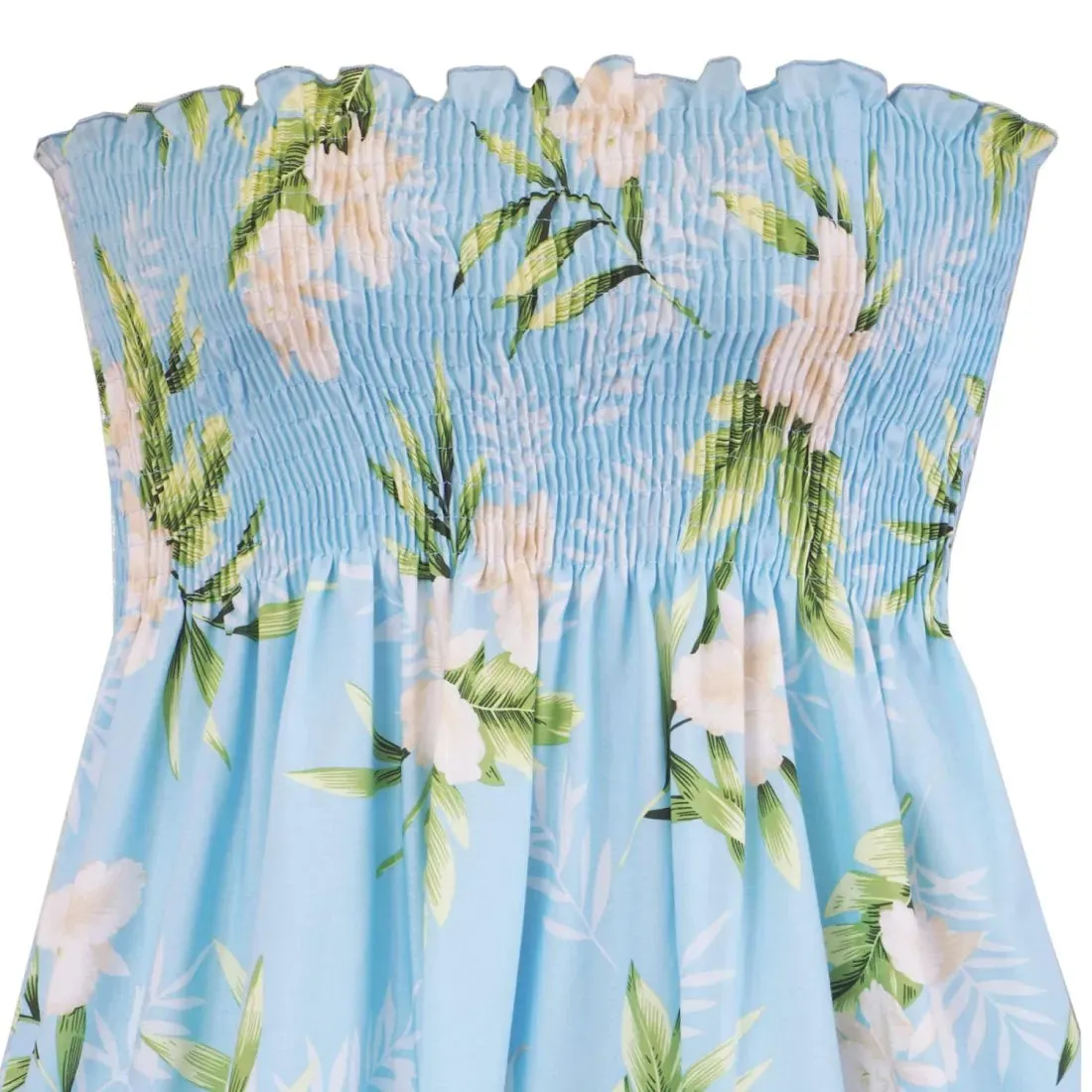 Midnight Baby Blue Moonkiss Hawaiian Dress